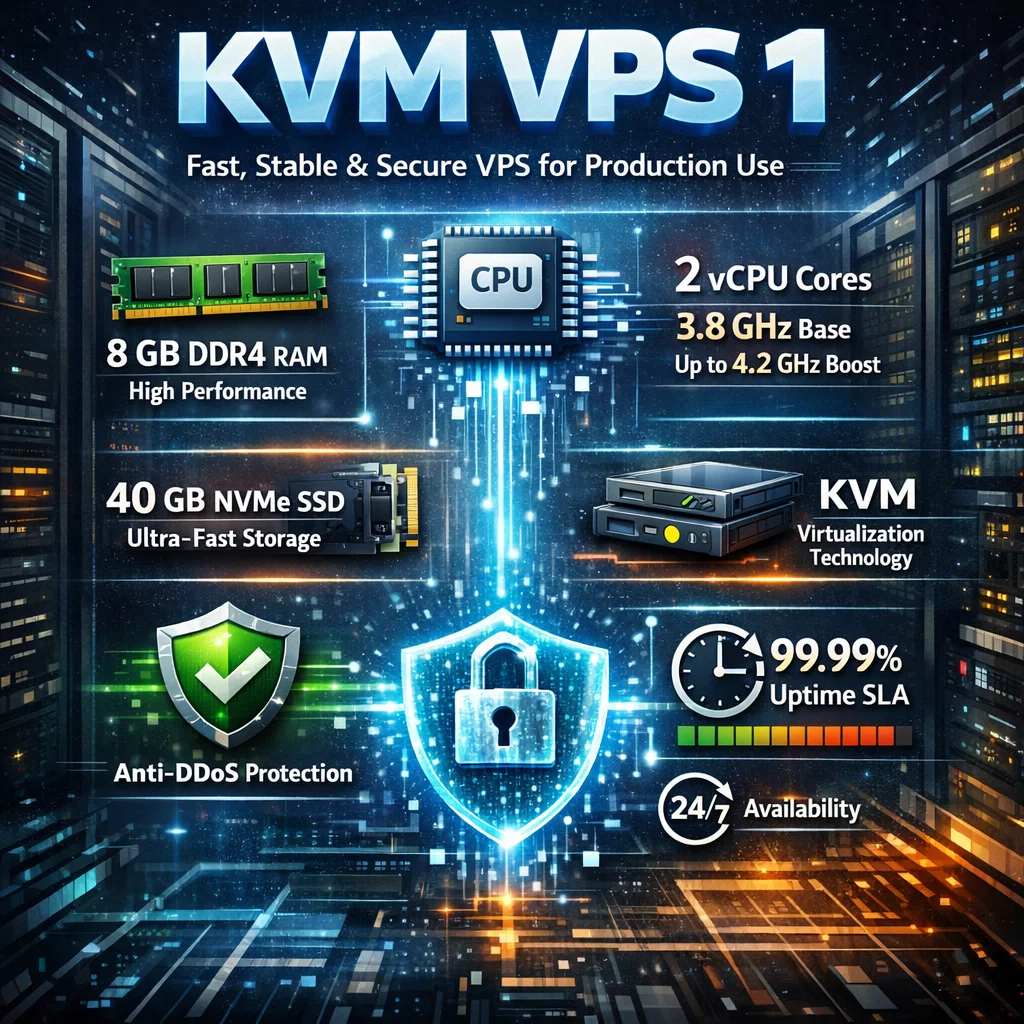 KVM VPS 1