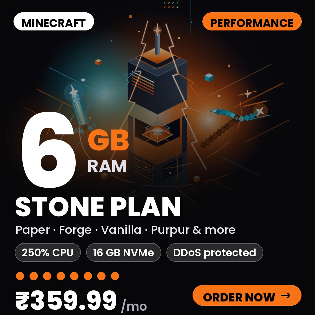Minecraft Stone Plan - Performance