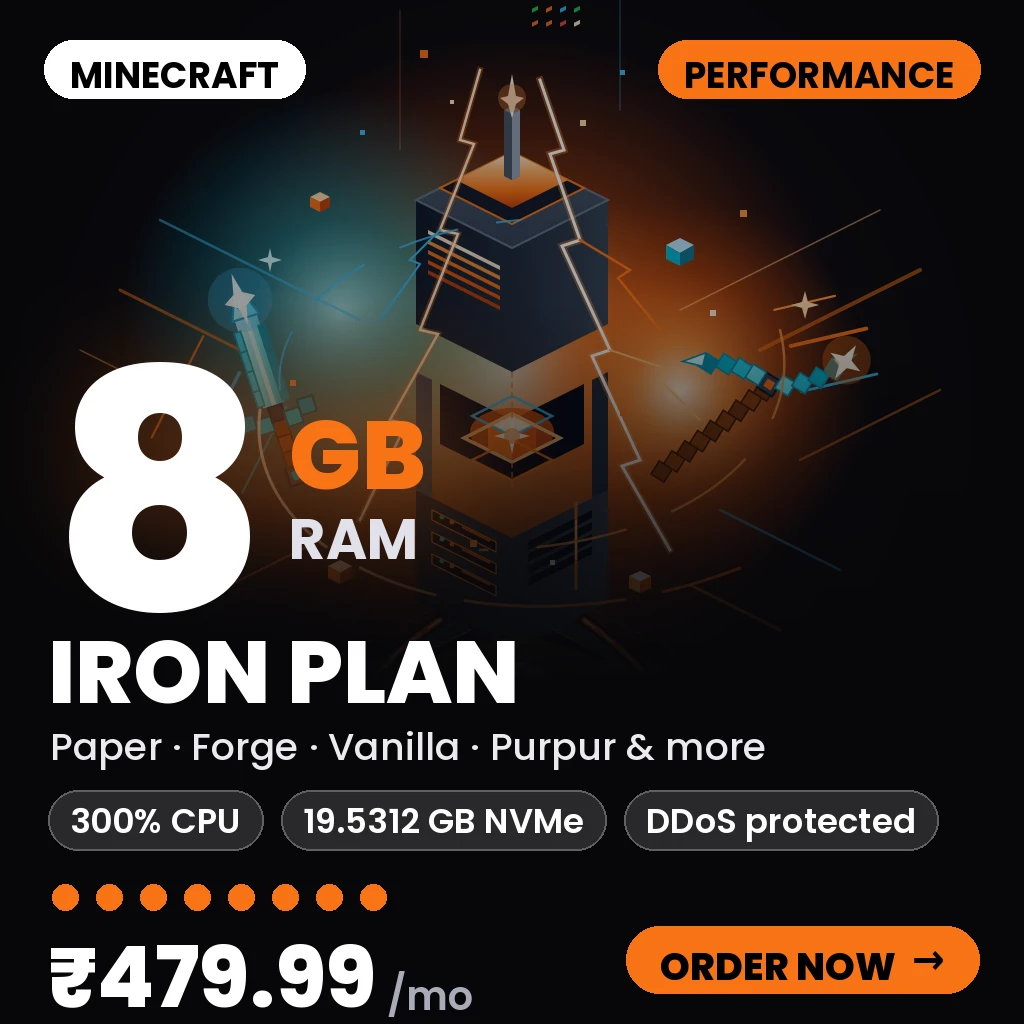 Minecraft Iron Plan - Performance