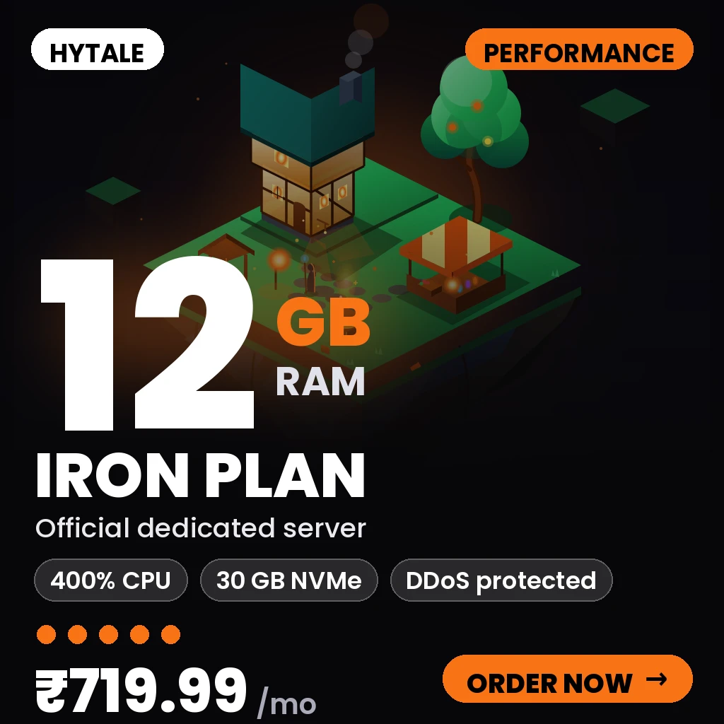 Hytale Iron Plan - Performance