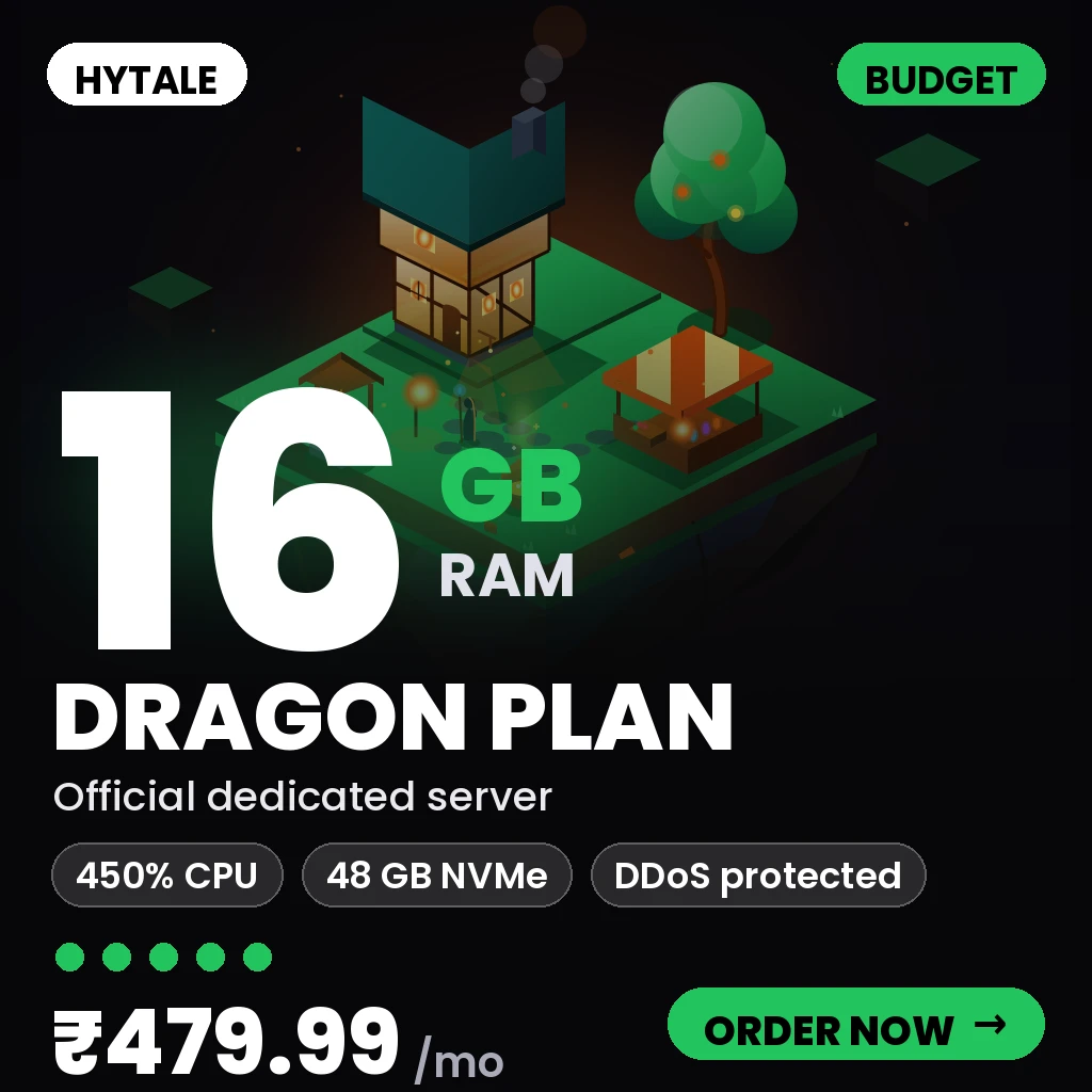 Hytale DragonPlan - Buget